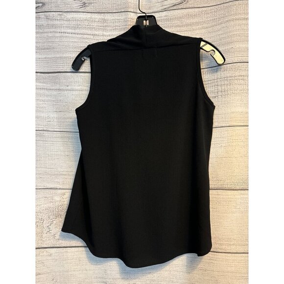 Chicos Sleeveless Top With V-Neck & Pleat Size S - Picture 3 of 4